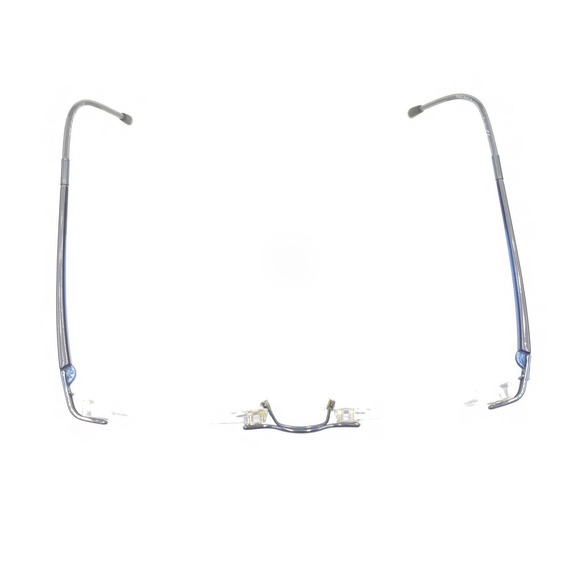 Silhouette 7622 40 6055 Titanium Blue Rimless Eyeglasses Frames 17 130 Austria - Picture 3 of 13